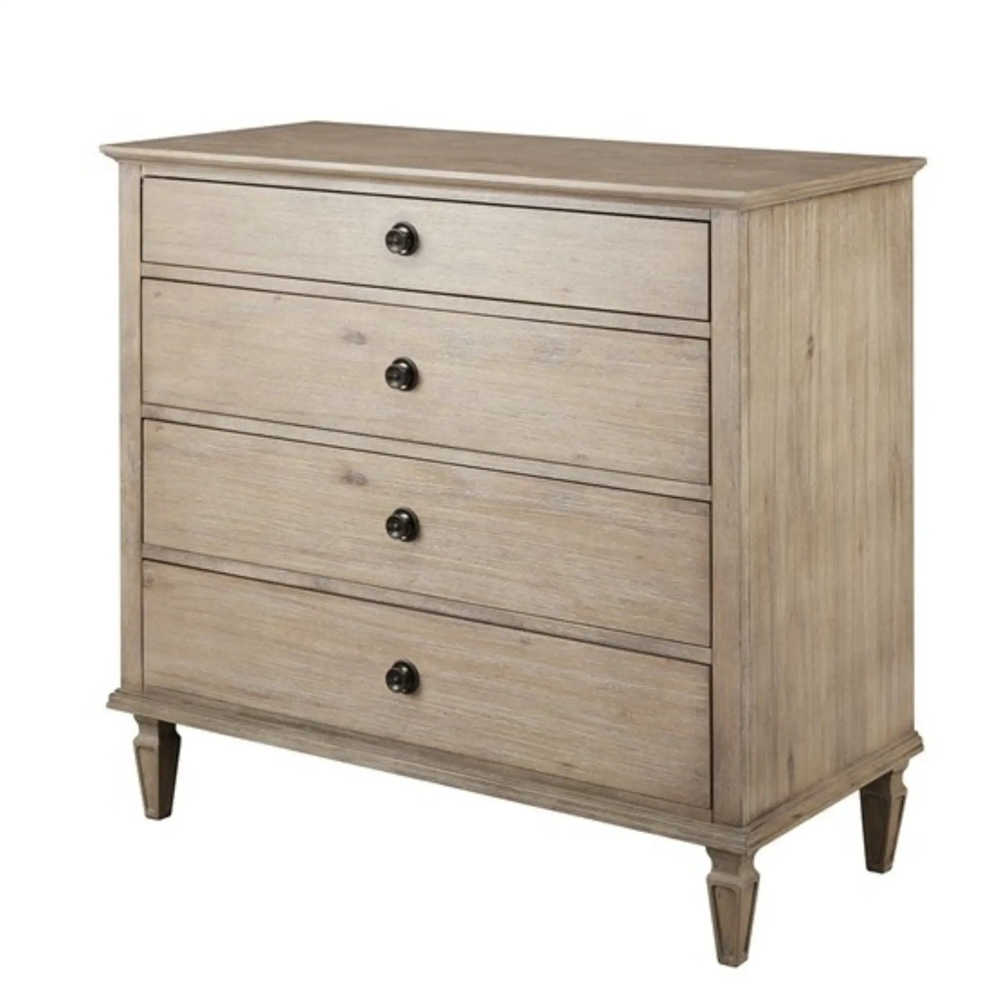 French Inspired Small Dresser - Wire Brushed Light Natural by Unique Piece Furniture