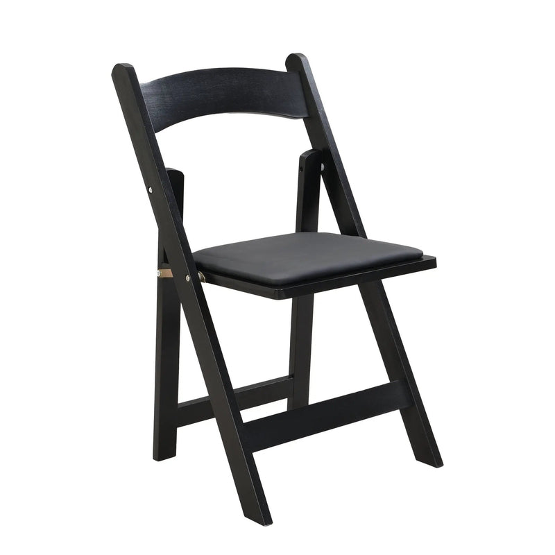 Solid Wood Upholstered Folding Chair Set, Dining Room (Set of 4) by Unique Piece Furniture