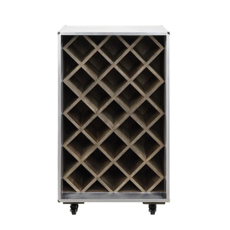 Raini - Wine Cabinet - Aluminum by Unique Piece Furniture