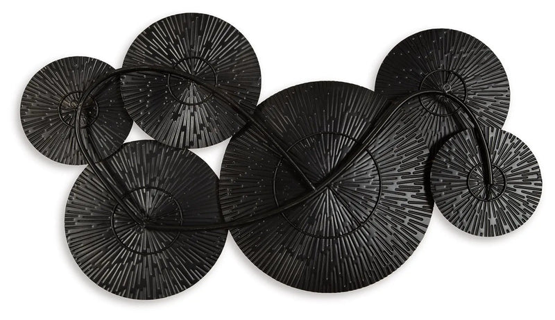 Rhetlen - Wall Decor - Black / Gold Finish by Unique Piece Furniture