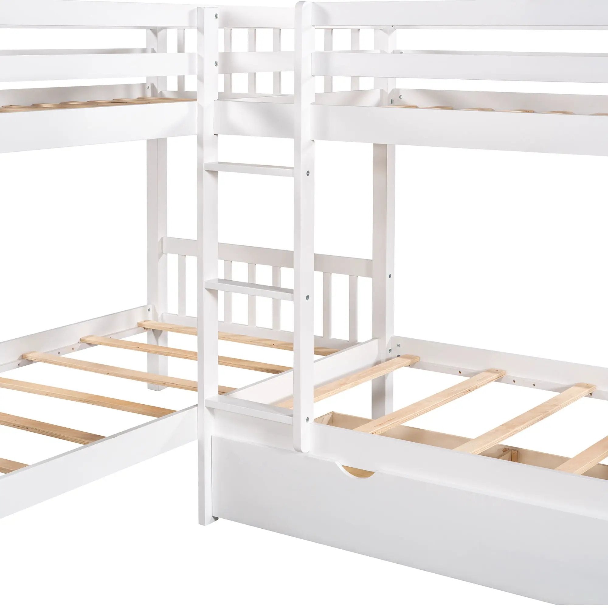 L Shaped Bunk Bed With Drawers by HouseOfZazla