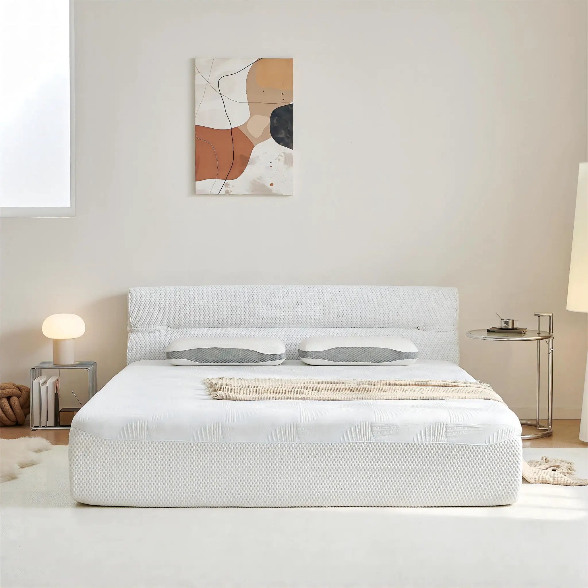 Mattress & Bed Frame With Cool, Pressure Relief, Motion Isolation by HouseOfZazla