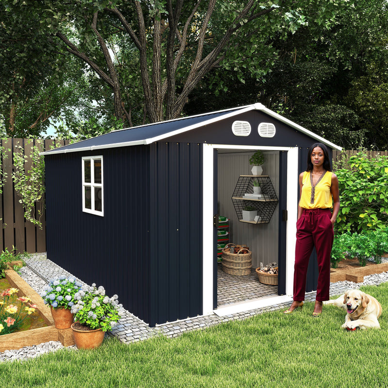 Campcraft 8x12 Ft Outdoor Metal Storage Shed by HouseOfZazla