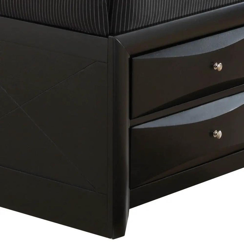 Modern Design Storage Bed With Bookcase Headboard by Unique Piece Furniture
