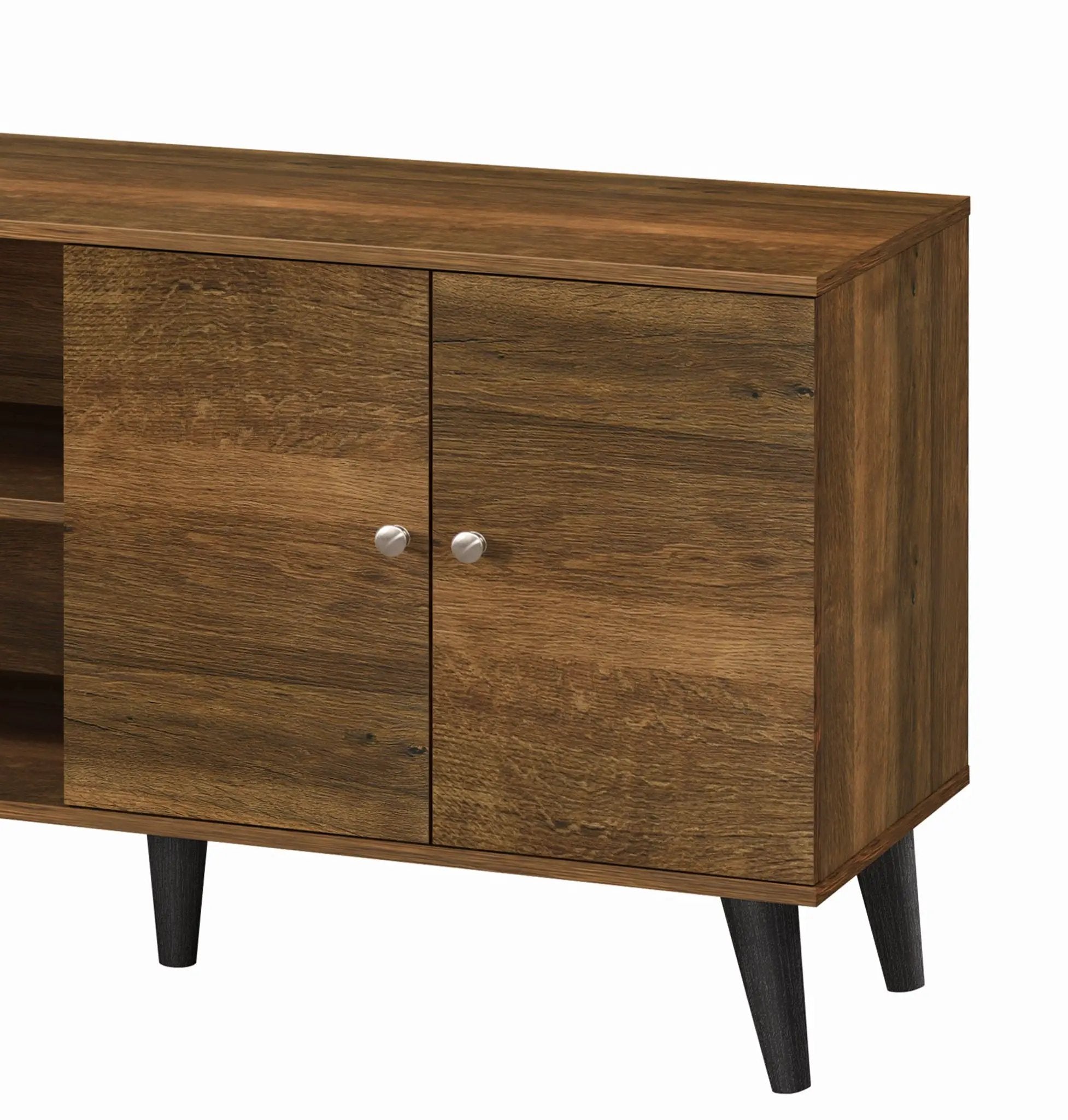 Amidon - TV Stand, With 2 Storage Shelves And 1 Cabinet by Unique Piece Furniture