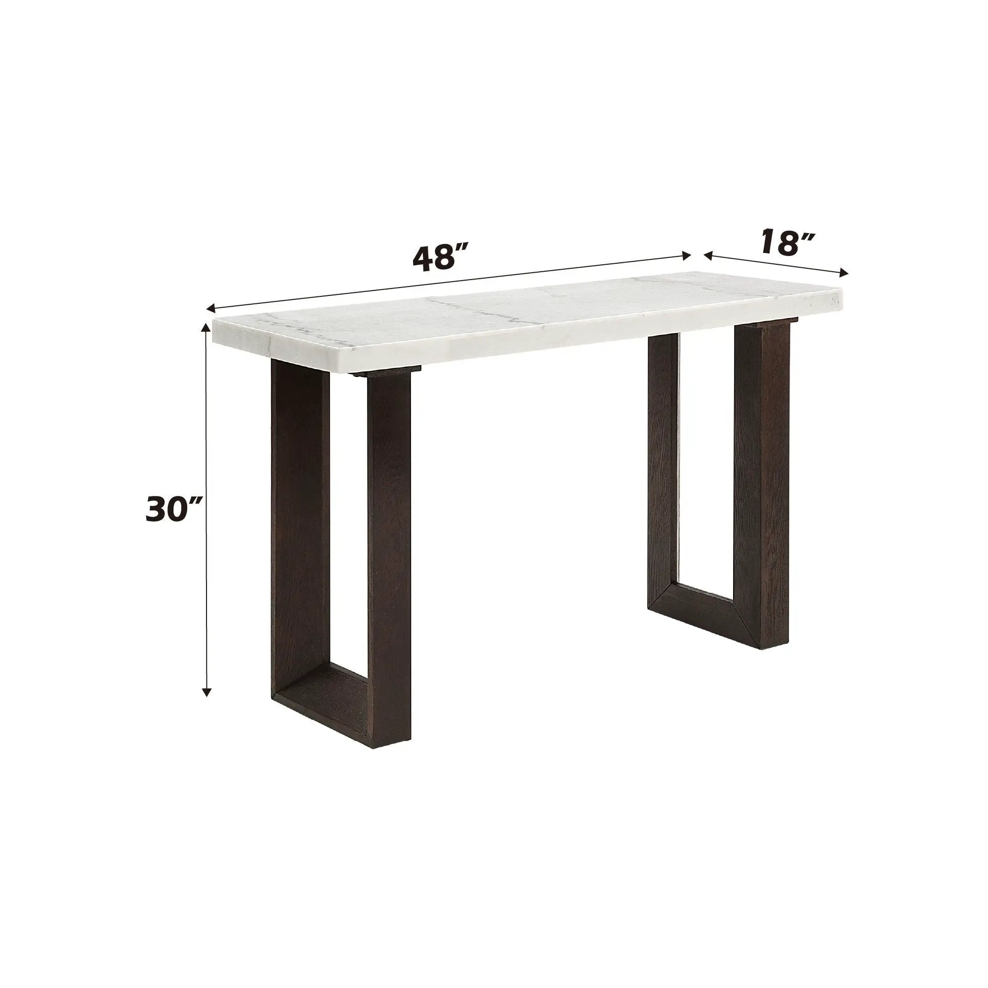 Edwyn - Natural Marble Top End Table by Unique Piece Furniture