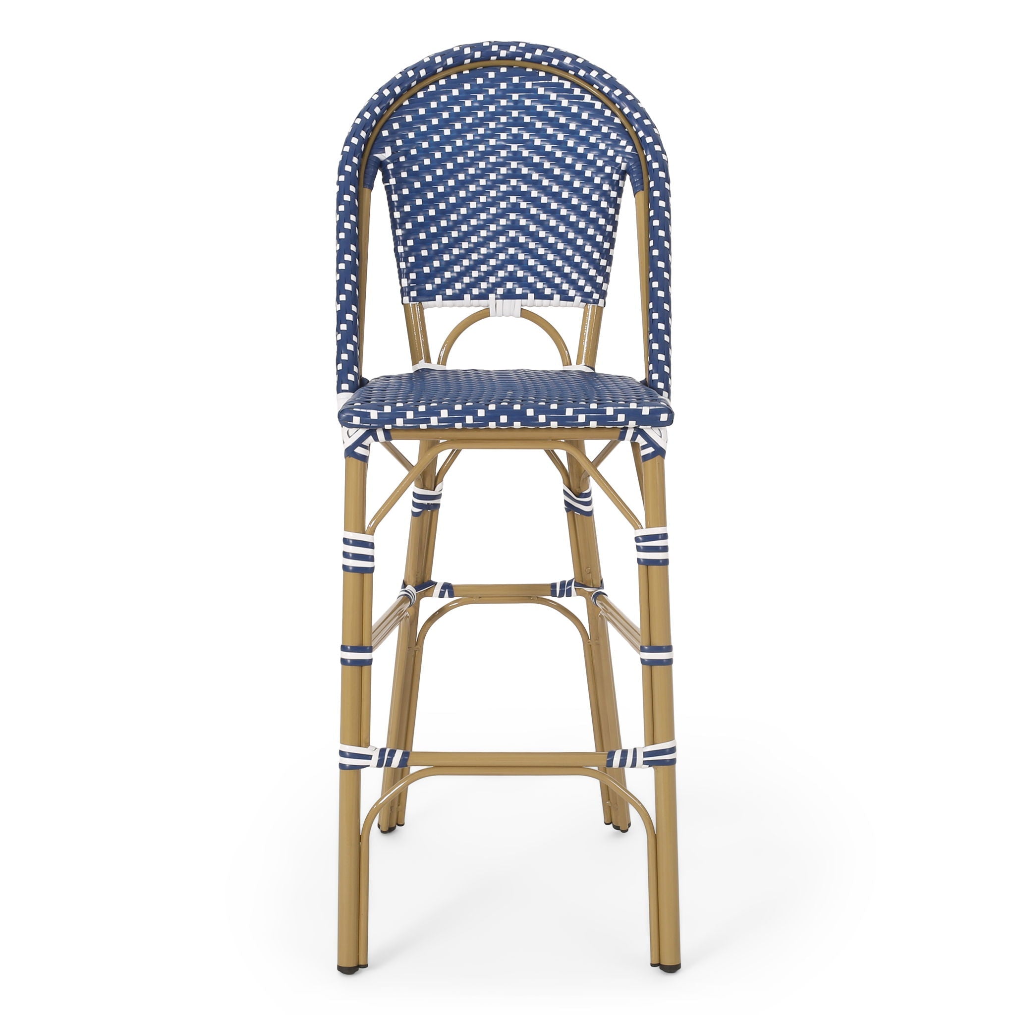 Outdoor PE Rattan French Barstool Set by HouseOfZazla