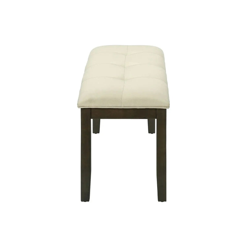 Bench, Rectangular, Hallway, Upholstered, Transitional - Cream by Unique Piece Furniture