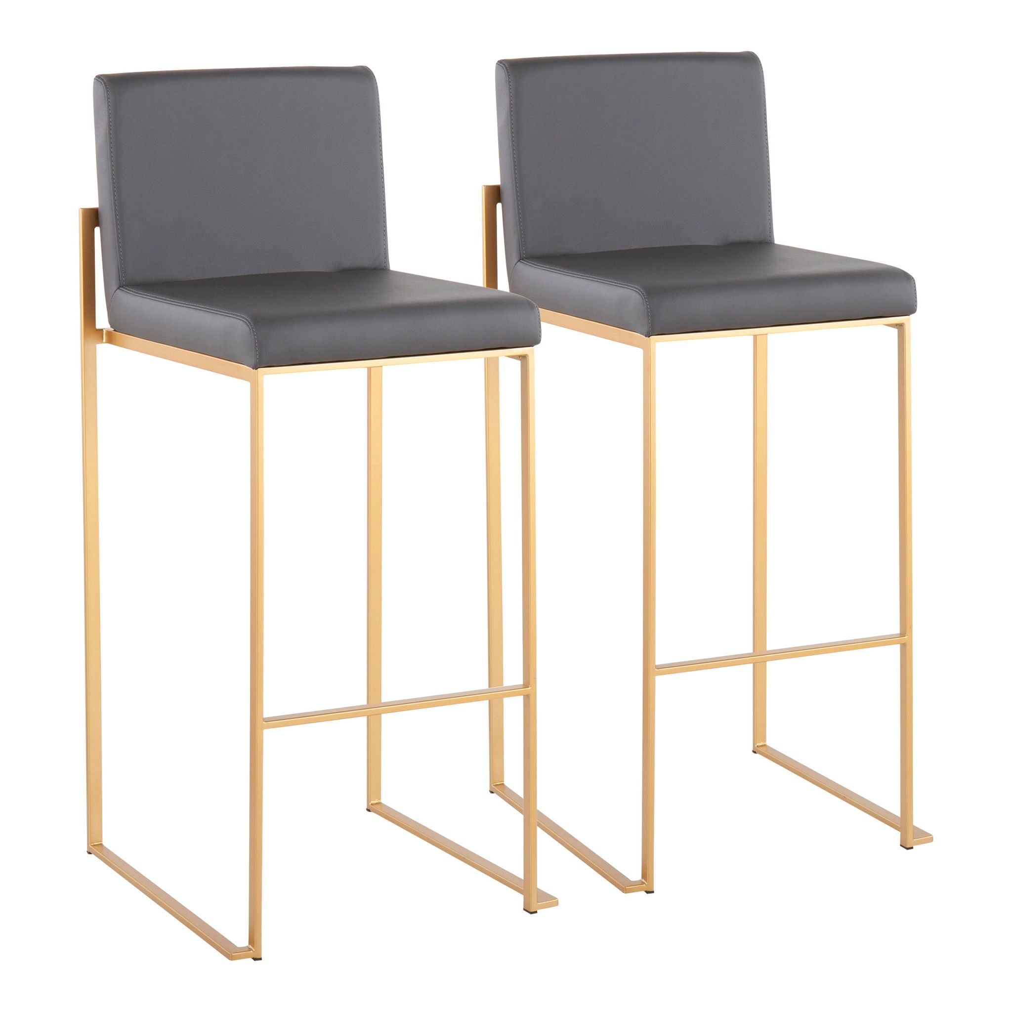 Fuji - Contemporary Design High Back Barstool by Unique Piece Furniture