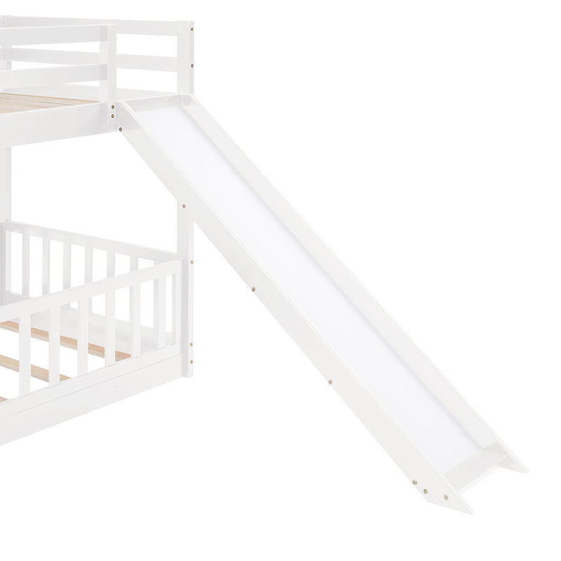 Functional Bunk Bed & Convertible Ladder And Slide by HouseOfZazla