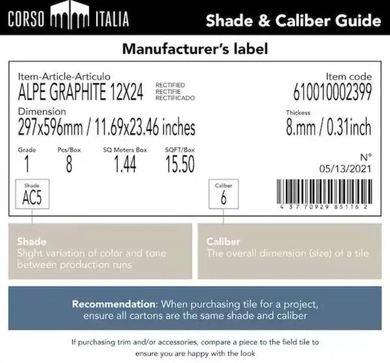 Open Box Corso italia Impero Black 3 in. x 12 in. Marble Look Porcelain Floor and Wall Tile (3.39 sq. ft. /Case) by Selzalot