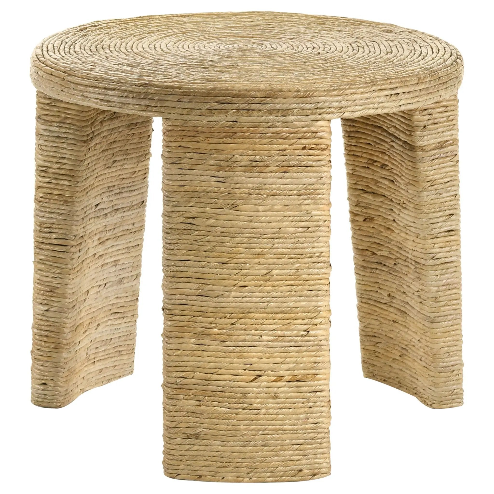 Huxton - Round End Table - Natural by HouseOfZazla