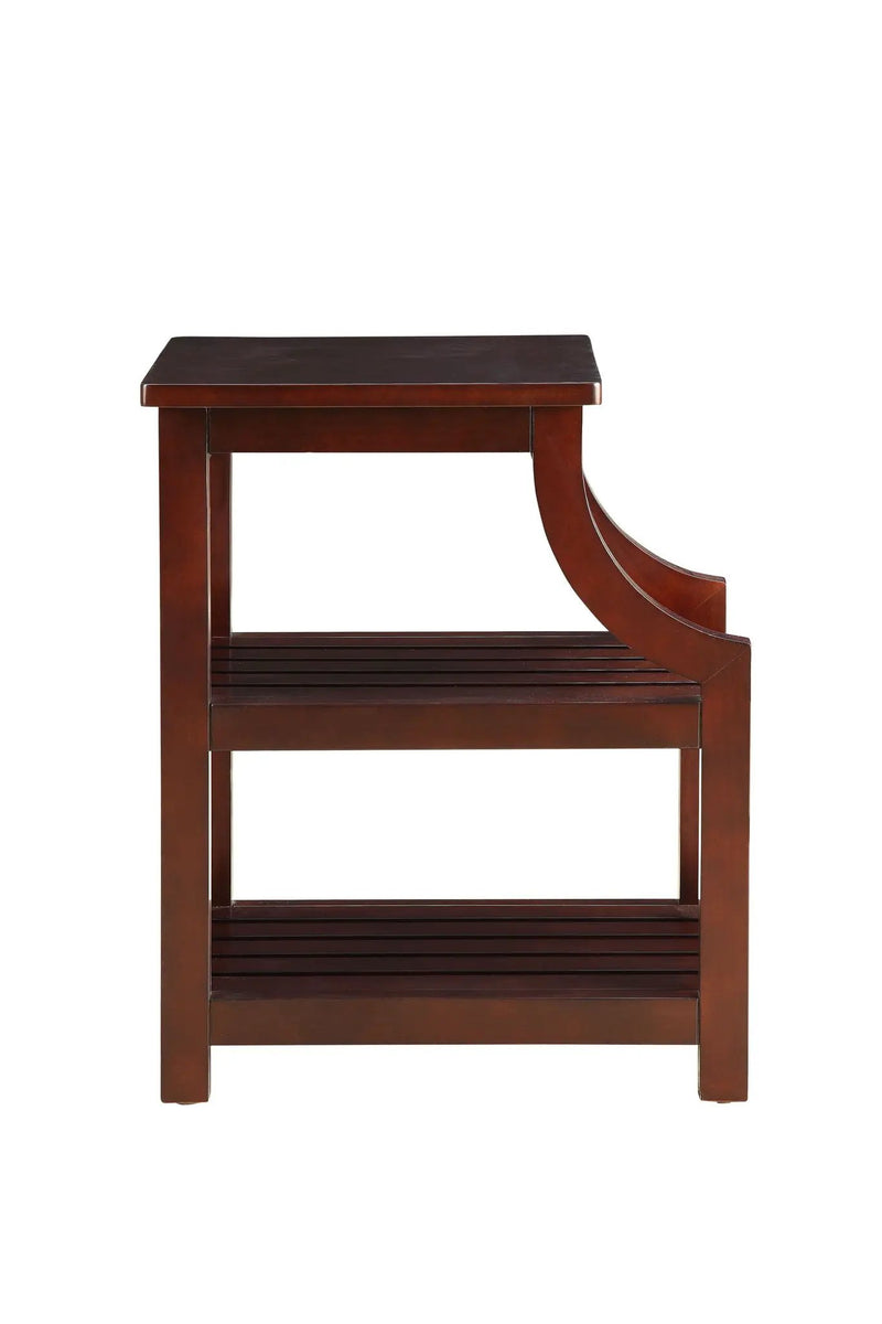 Wasaki - Accent Table With USB - Espresso by HouseOfZazla