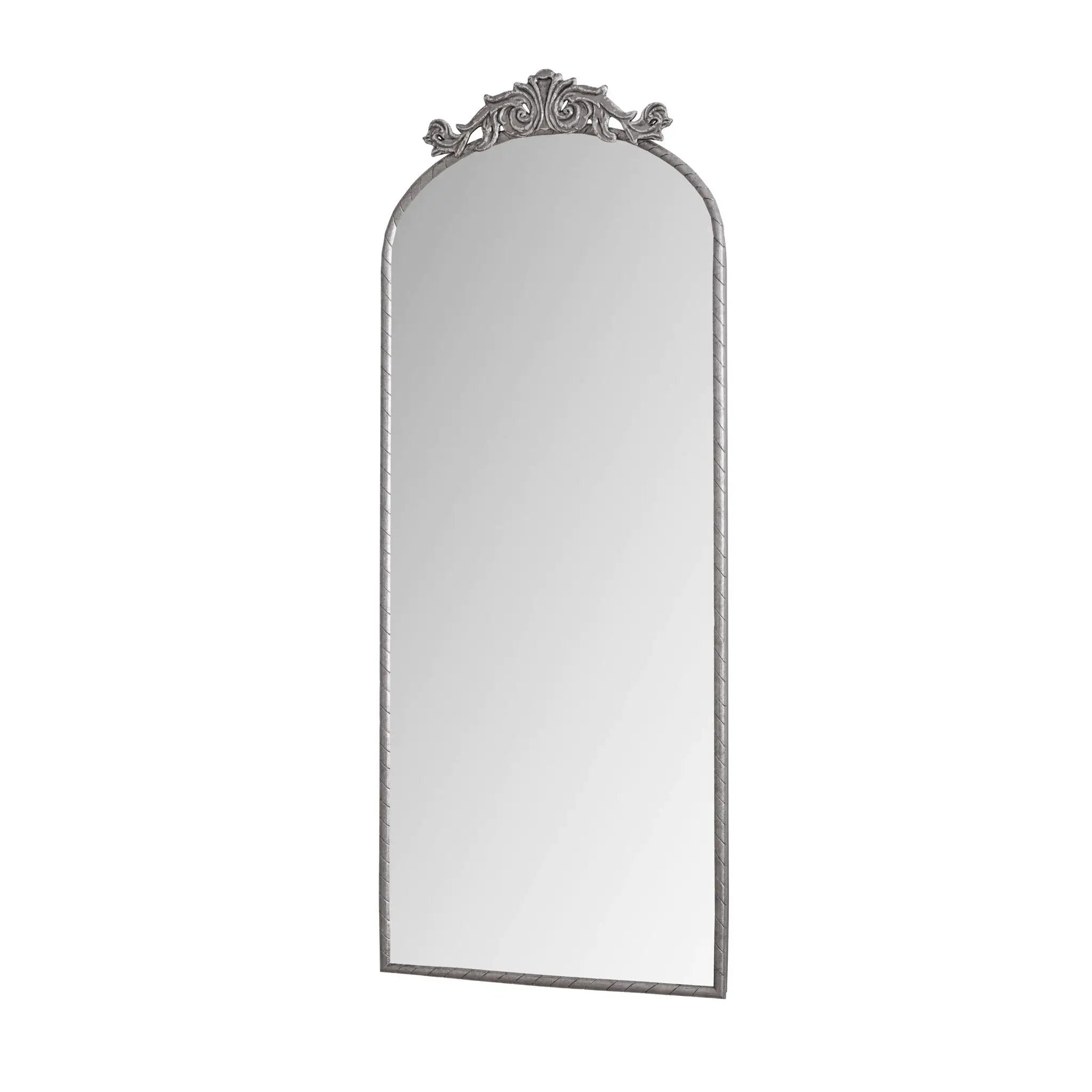 Vintage Arched Full Body Mirror, Wall Mounted For Living Room by HouseOfZazla