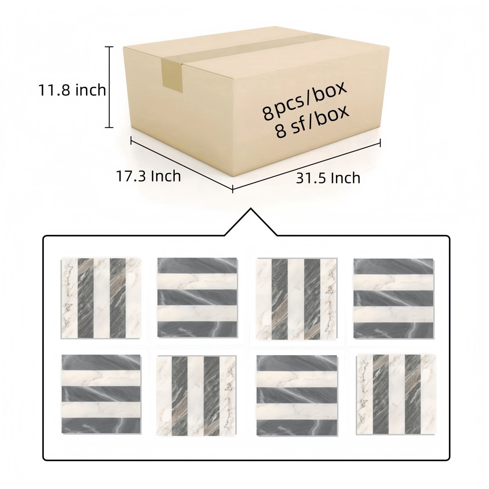 Elegant Waterjet Polished Marble Tile For Floor And Wall by HouseOfZazla