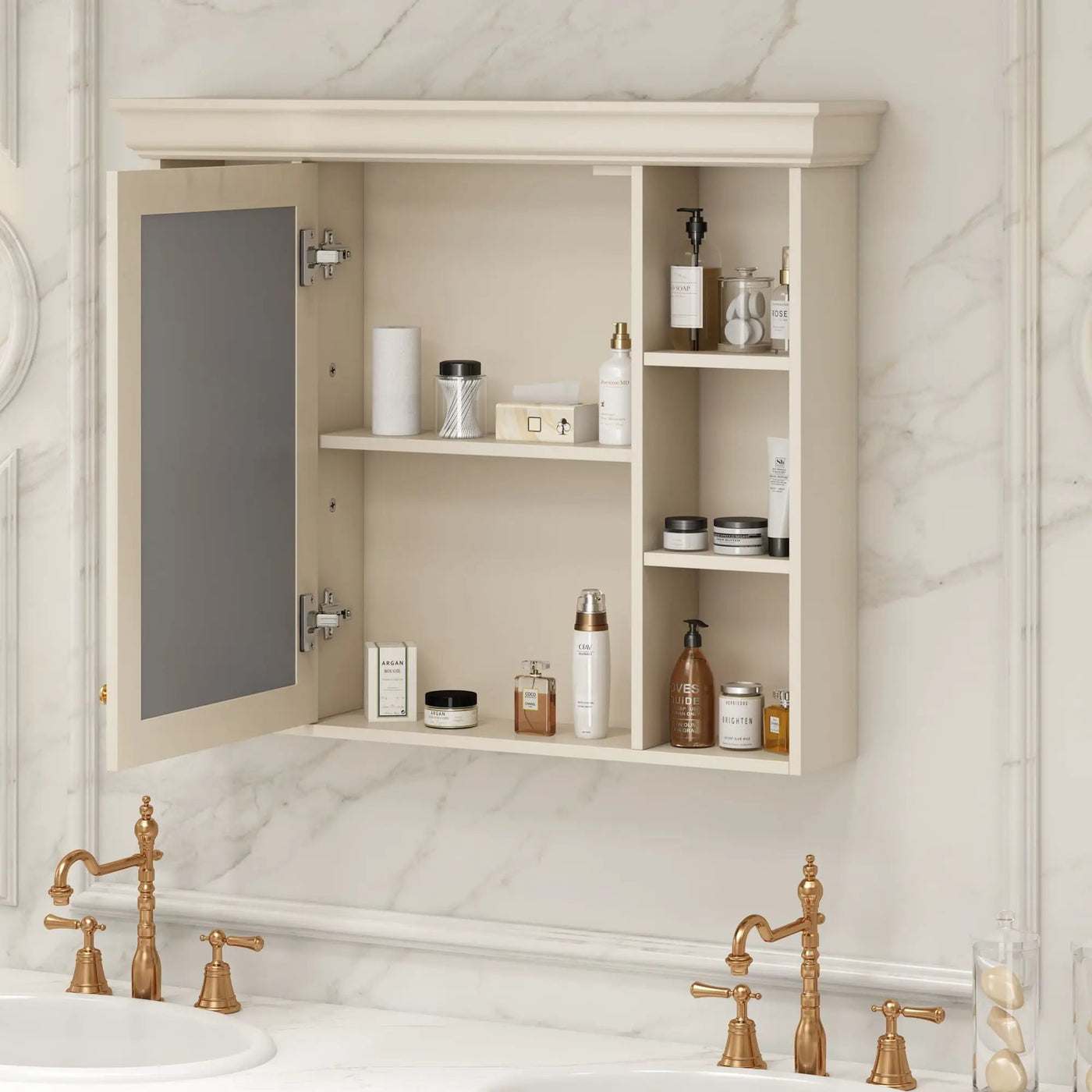Wall Mounted Bathroom Storage Cabinet With Mirror Door by HouseOfZazla