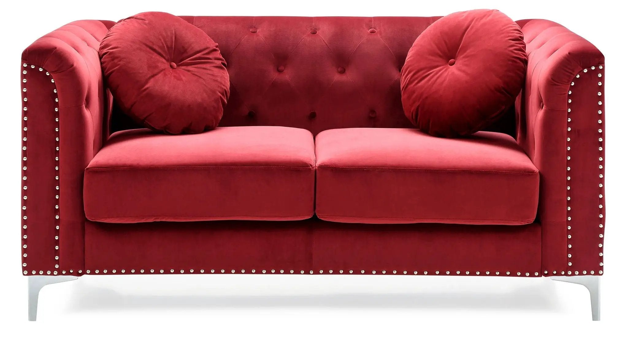 Stylish Sloped Arm Loveseat by HouseOfZazla