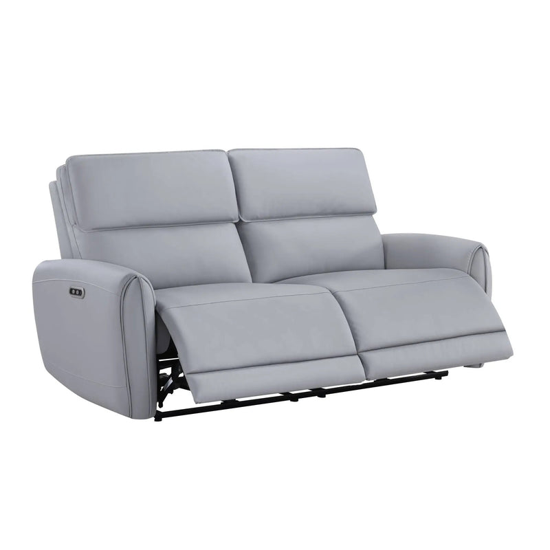 Jeromie - Power Motion Sofa With USB Port - Gray by HouseOfZazla