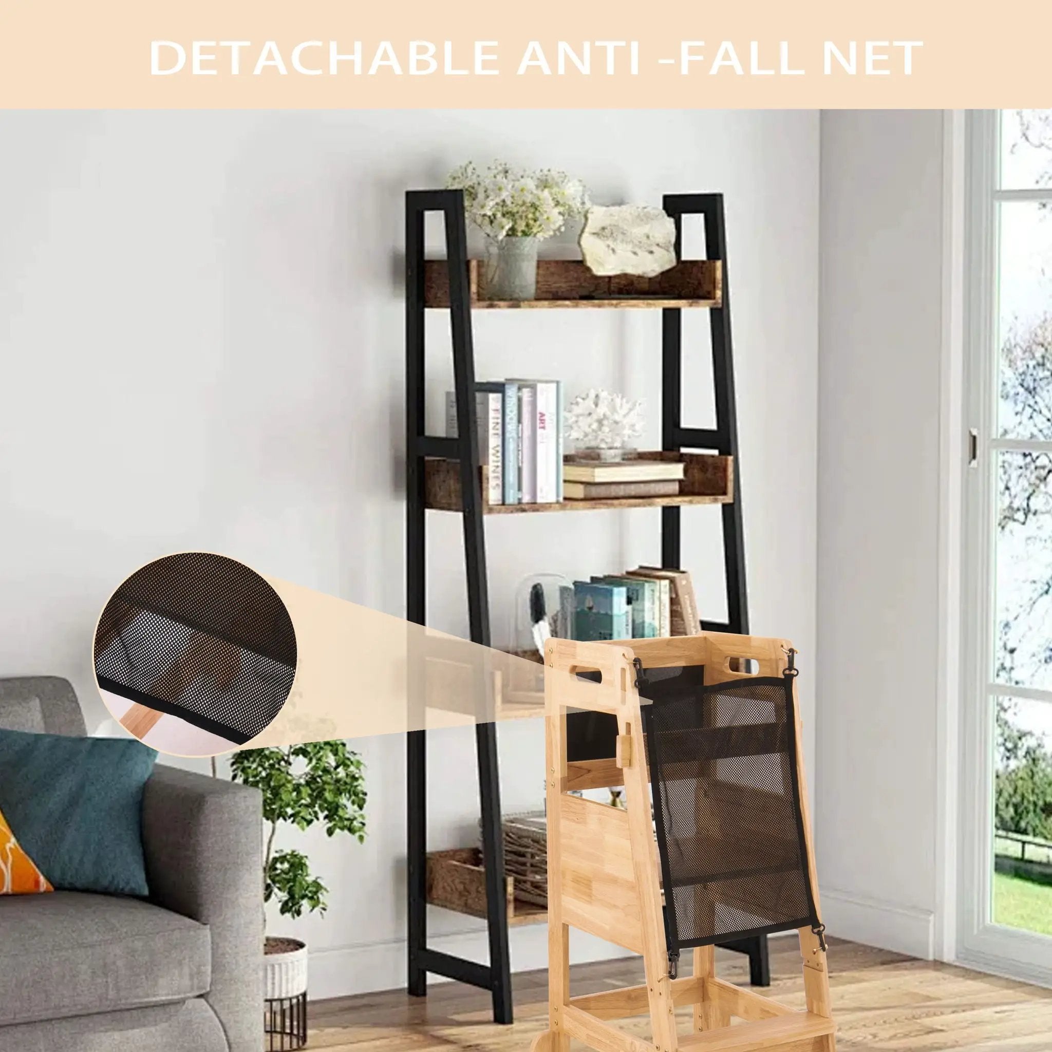 Solid Wood Learning Tower - Wood by Unique Piece Furniture