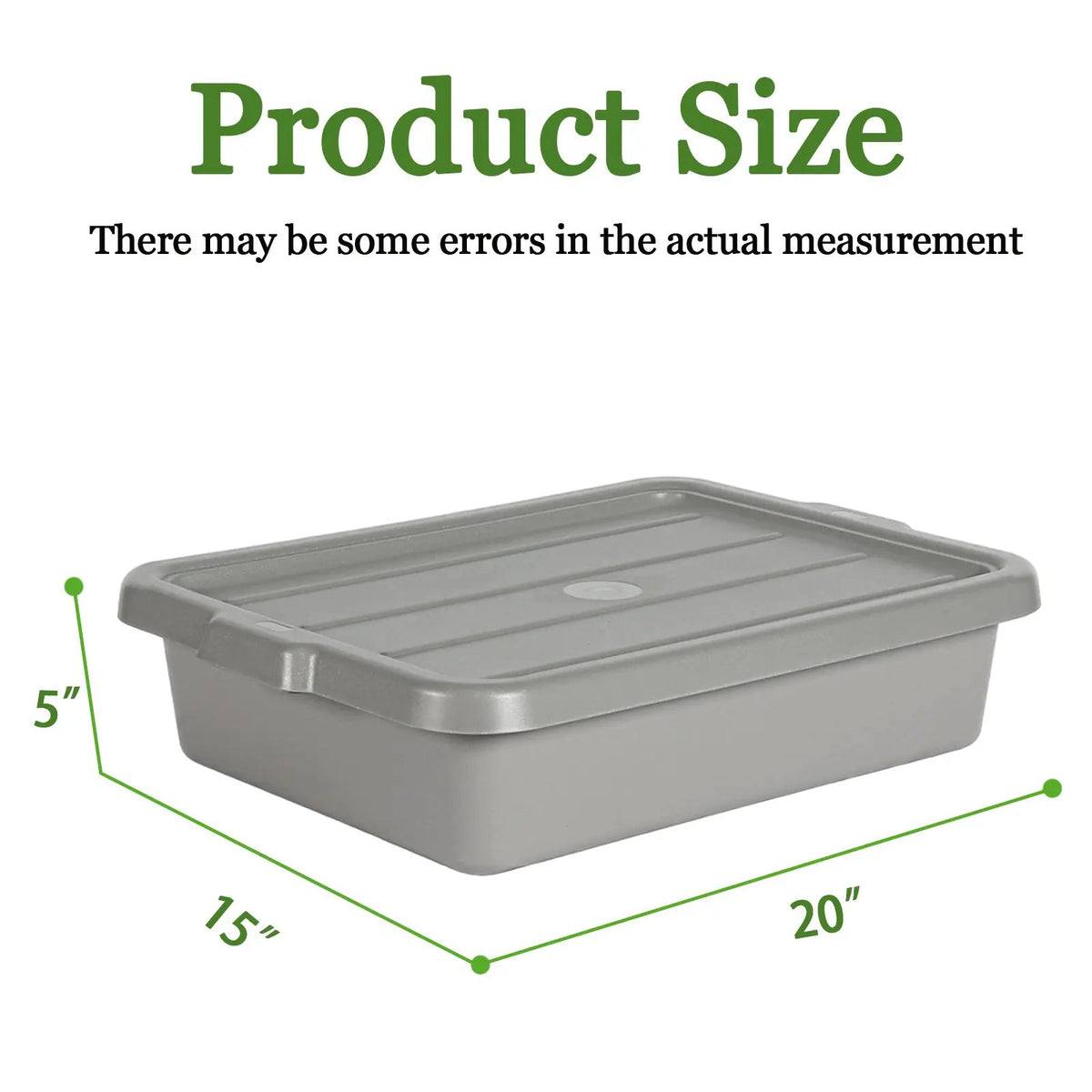 6-Pack Commercial Meat Tubs with Lids by HouseOfZazla
