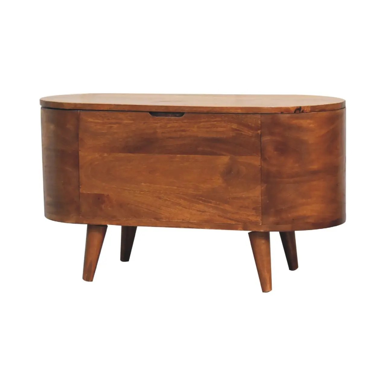 Rounded Lid Up Blanket Box by Unique Piece Furniture