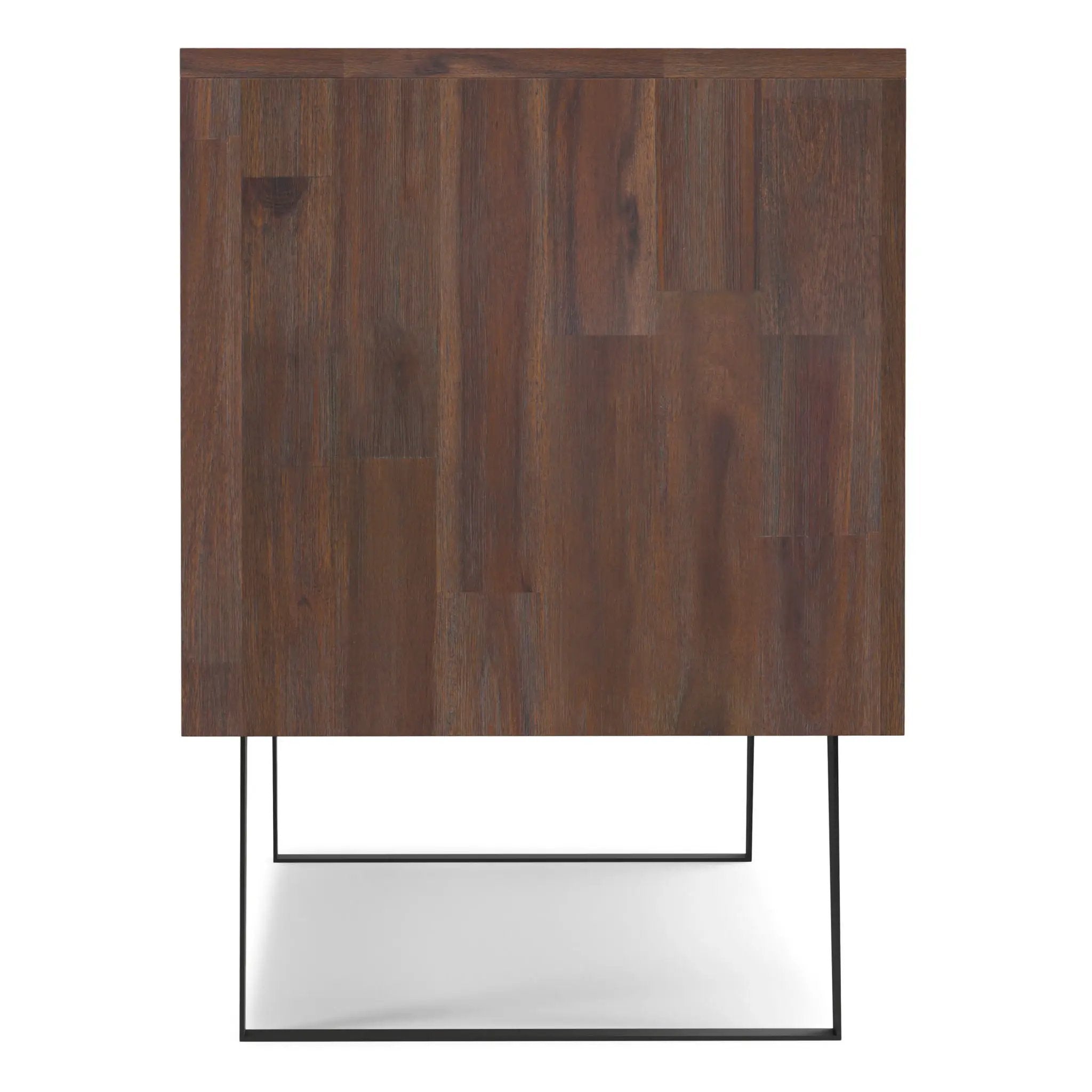Lowry - TV Media Stand - Distressed Charcoal Brown by Unique Piece Furniture