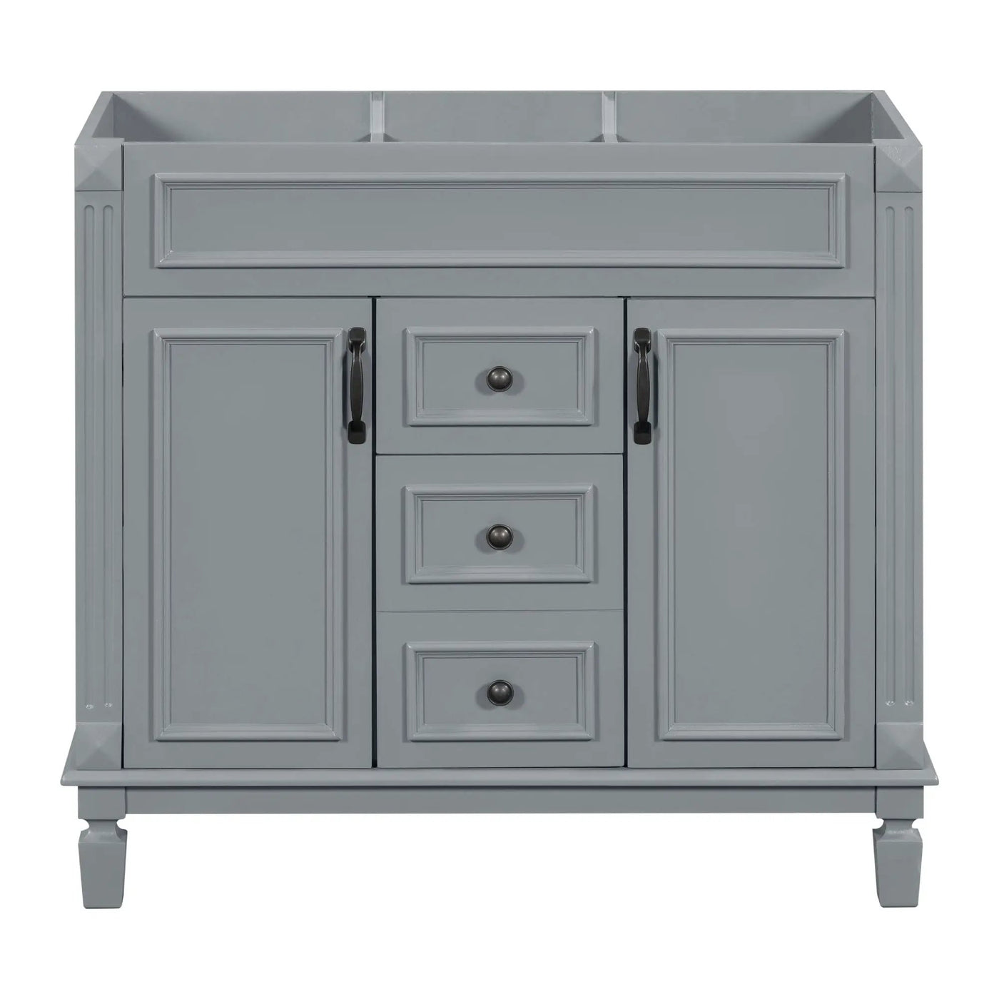 Bathroom Vanity Cabinet With 2 Soft Closing Doors And 2 Drawers by Unique Piece Furniture