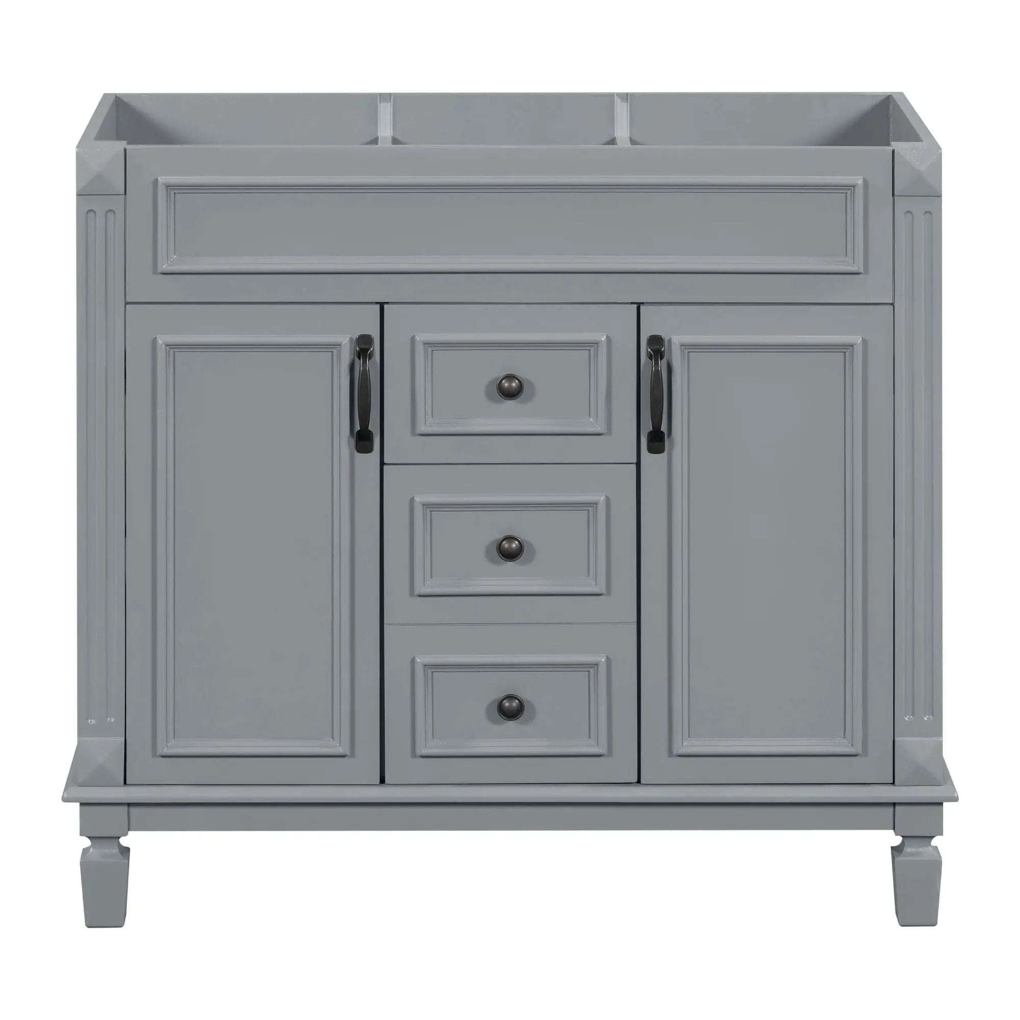 Bathroom Vanity Cabinet With 2 Soft Closing Doors And 2 Drawers by HouseOfZazla