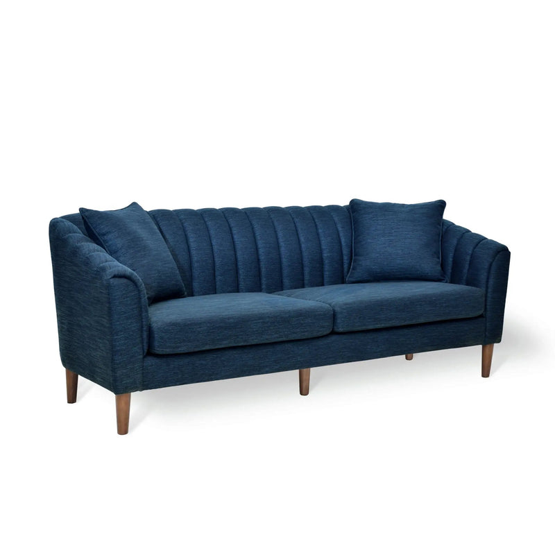 Contemporary 3 Seater Sofa With Plush Accents by HouseOfZazla