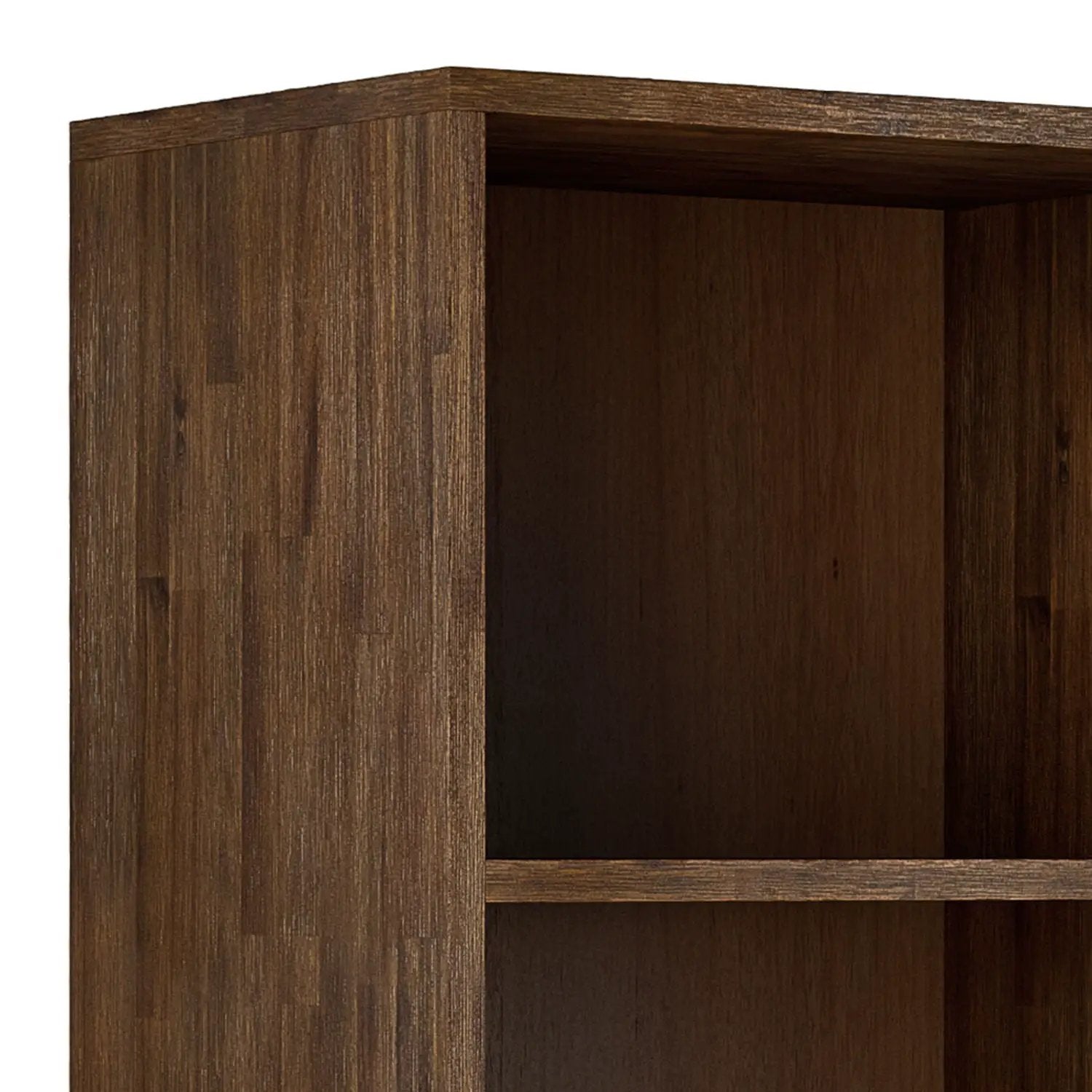 Clarkson - Bookcase With Storage - Rustic Natural Aged Brown by Unique Piece Furniture