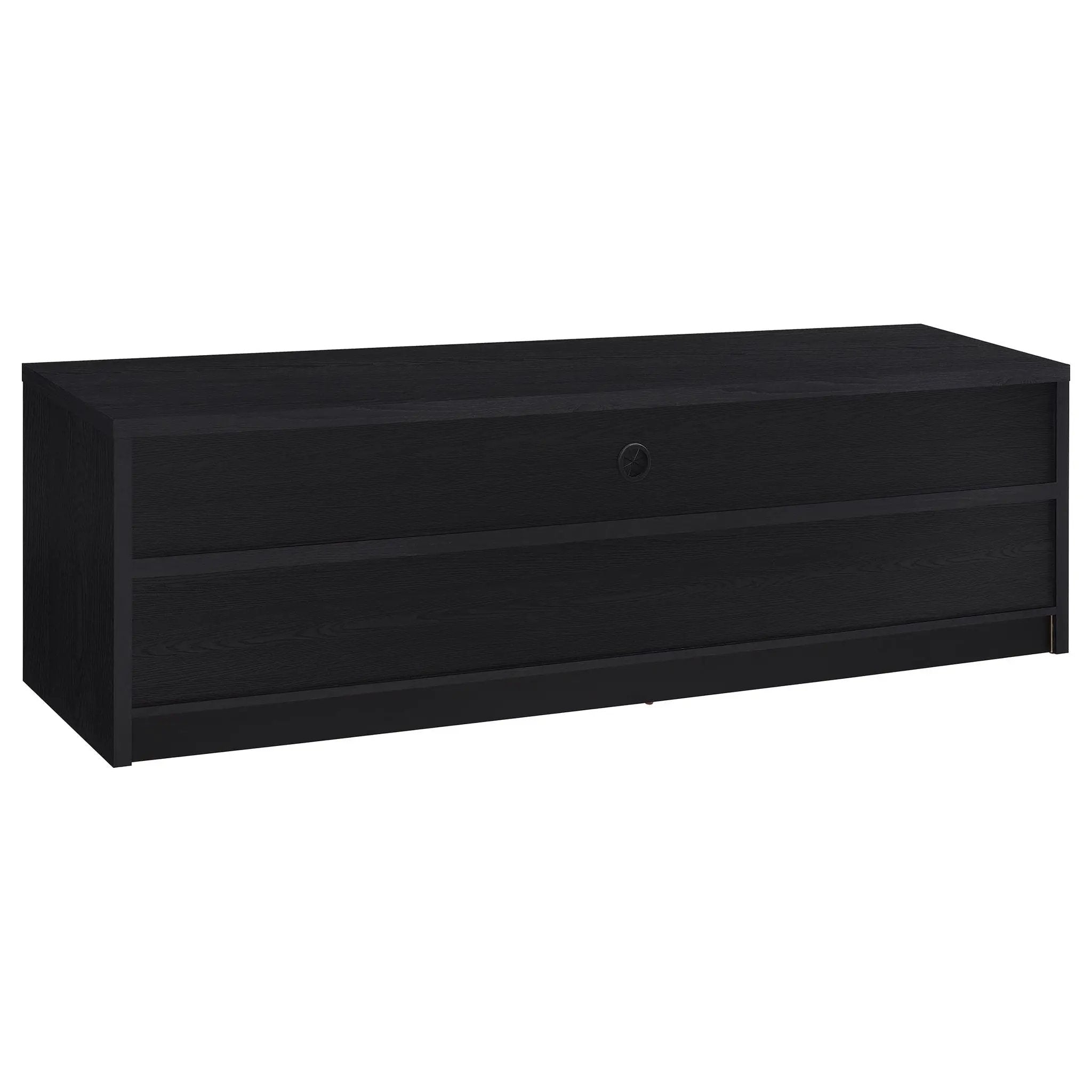 Rutland 78-inch 3-drawer TV Stand Media Console Black by Unique Piece Furniture