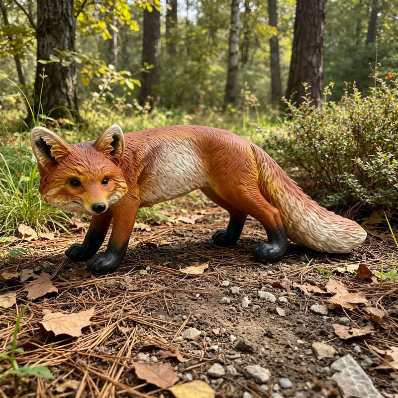 19.69" Long Realistic Red Fox Statue by HouseOfZazla