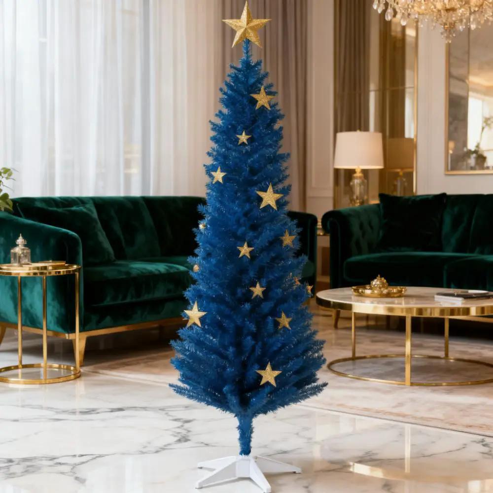 Striking 6ft Slim Pencil Artificial Christmas Tree by HouseOfZazla