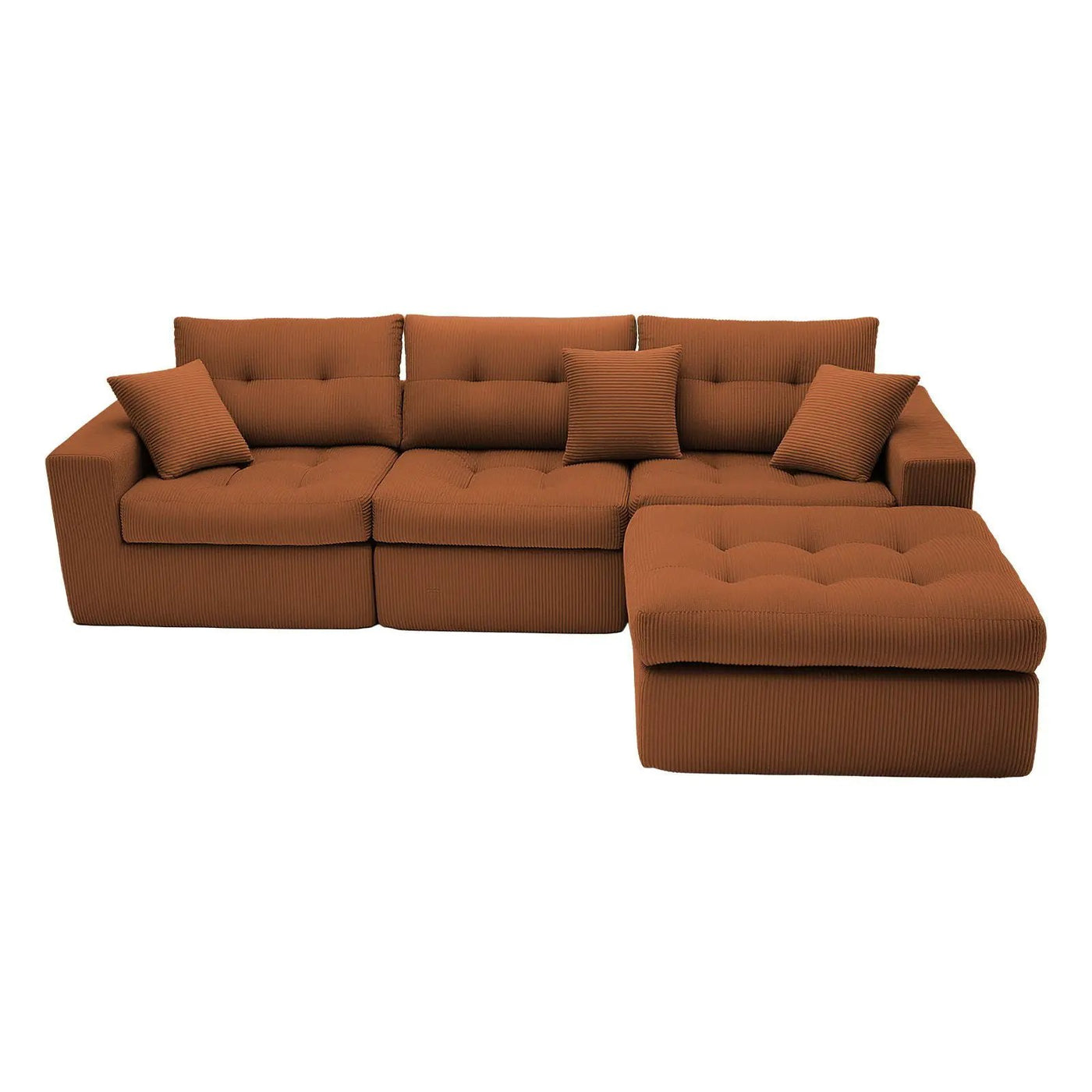 Corner Chaise L-Shaped Sectional Sofa Bed by HouseOfZazla