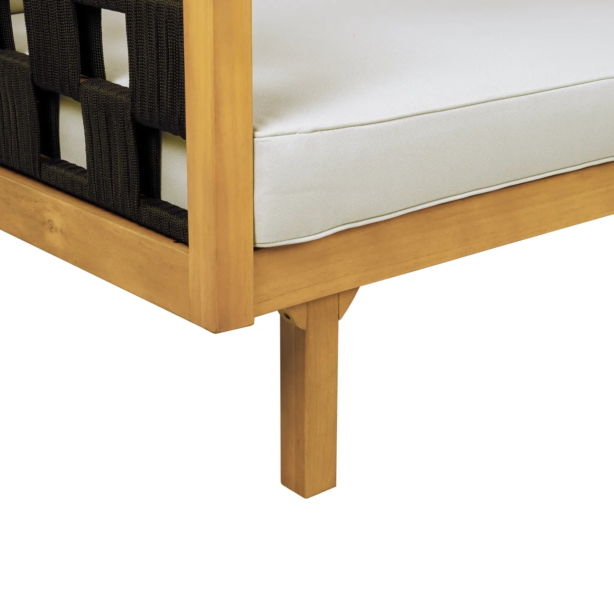Luxury Acacia Wood Outdoor Daybed Set by HouseOfZazla