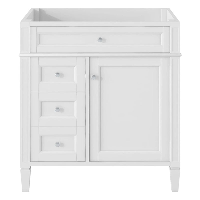 Bathroom Vanity With 2 Drawers And Tip-Out Drawer, Storage Cabinet by Unique Piece Furniture