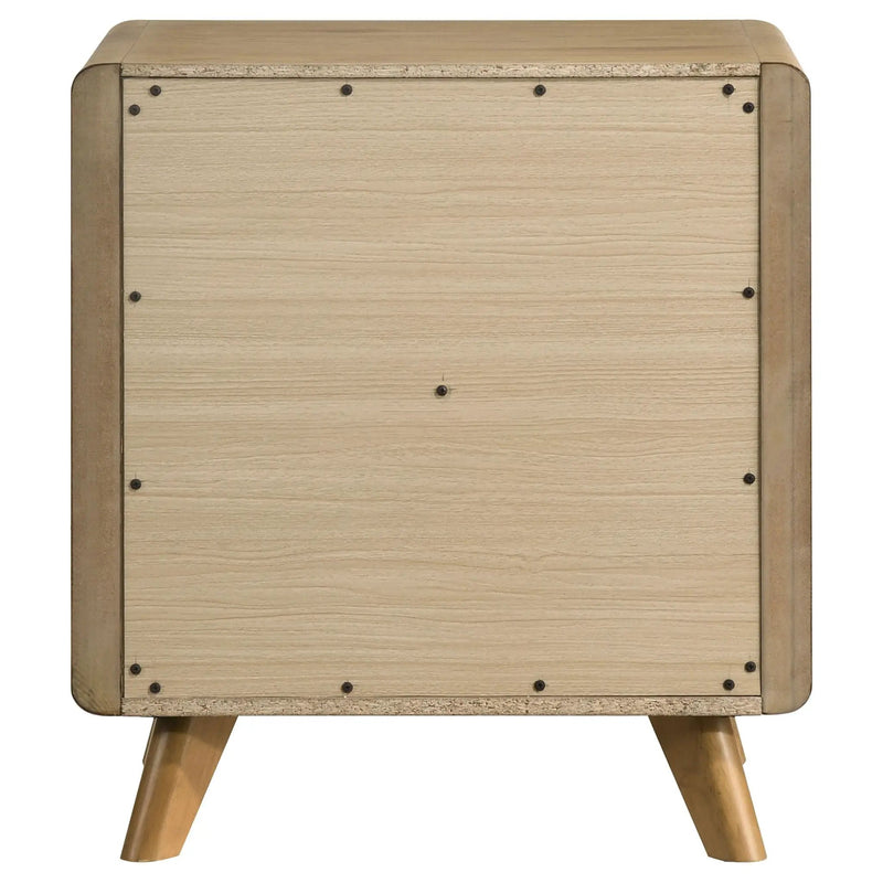 Bennett 2-drawer Bedroom Nightstand Bedside Table Light Oak by Unique Piece Furniture
