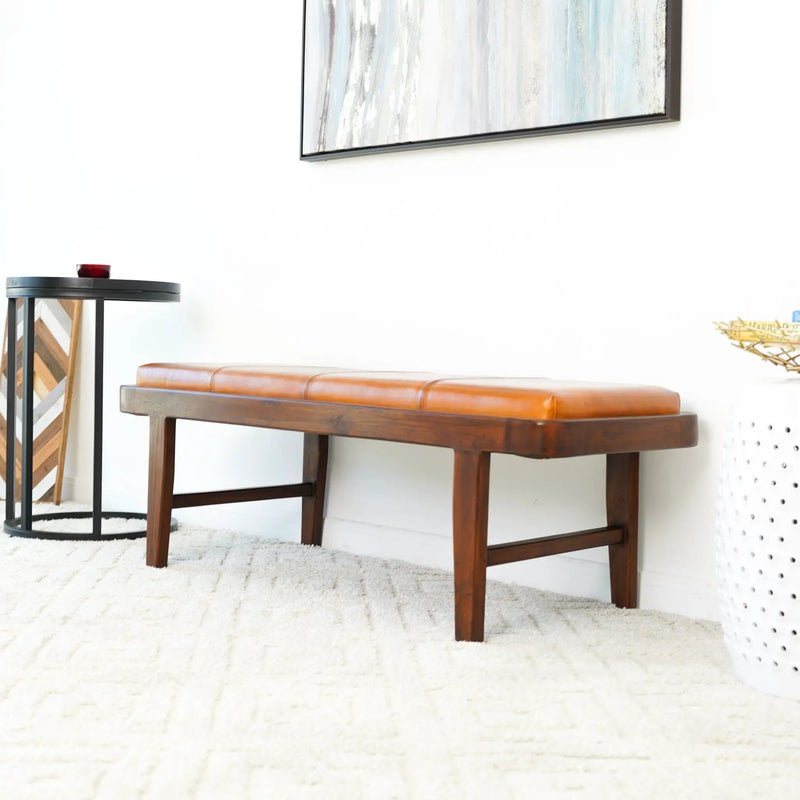 Maddox - Bench - Rustic / Tan by HouseOfZazla