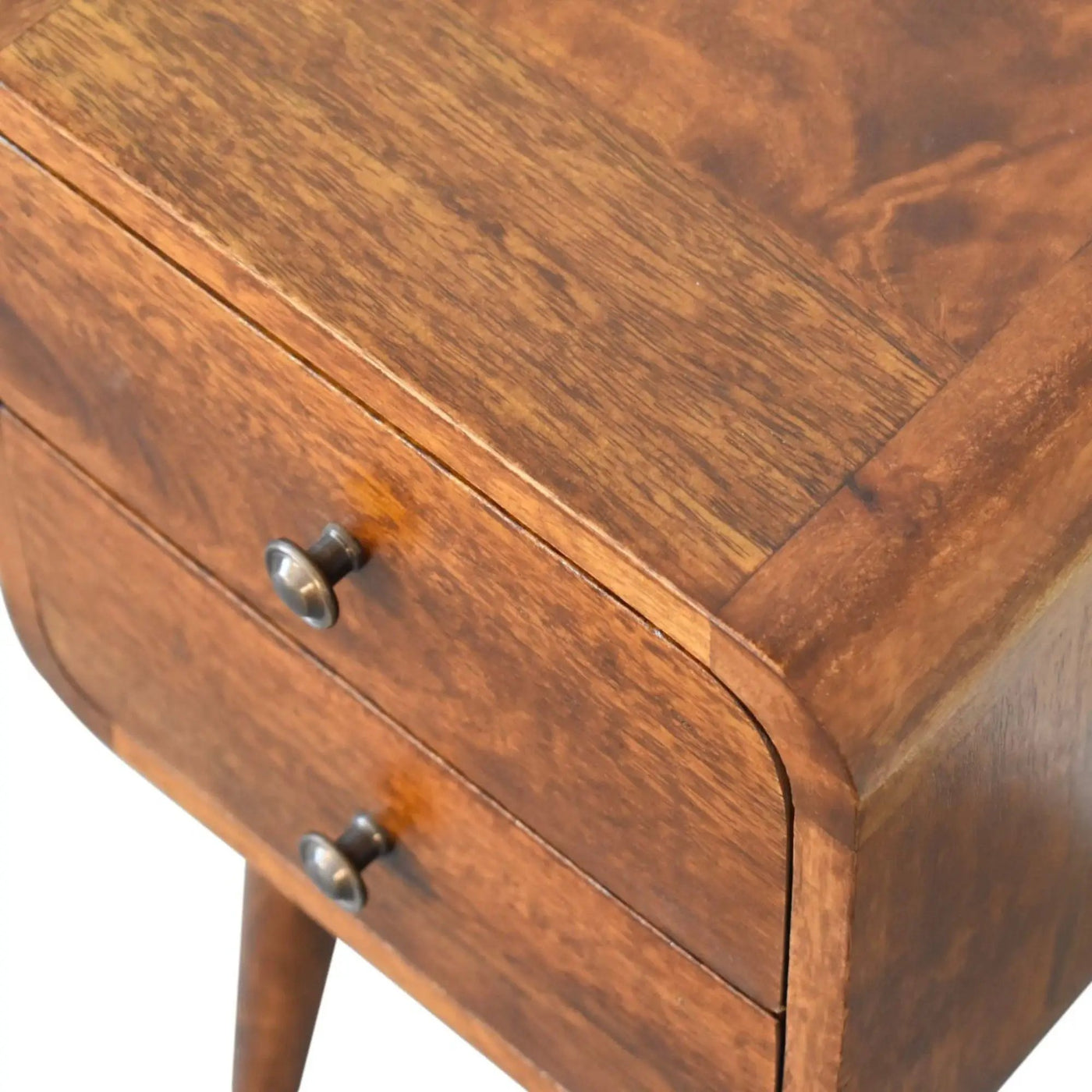 Curved Nightstand by Unique Piece Furniture