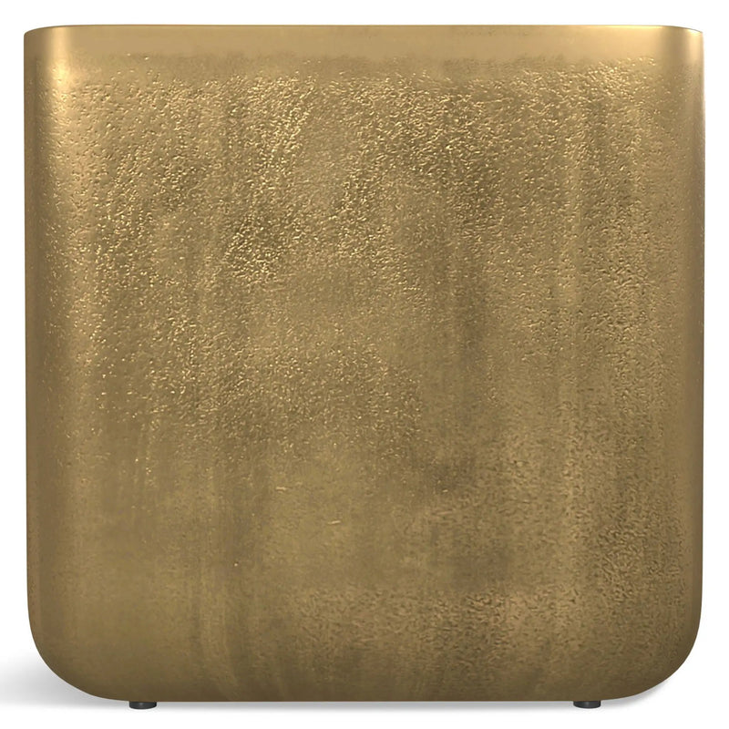 Bassett - Cast Aluminum Side Table - Brown by Unique Piece Furniture