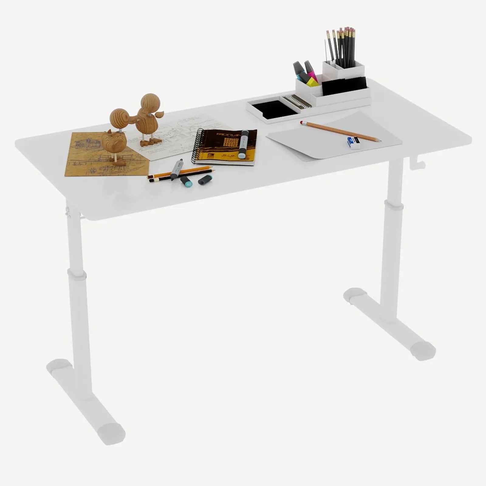 Height-Adjustable Multifunctional Study Desk by HouseOfZazla