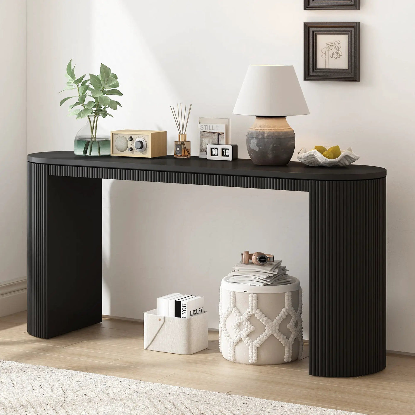 U_STYLE Curved Design Console Table by HouseOfZazla