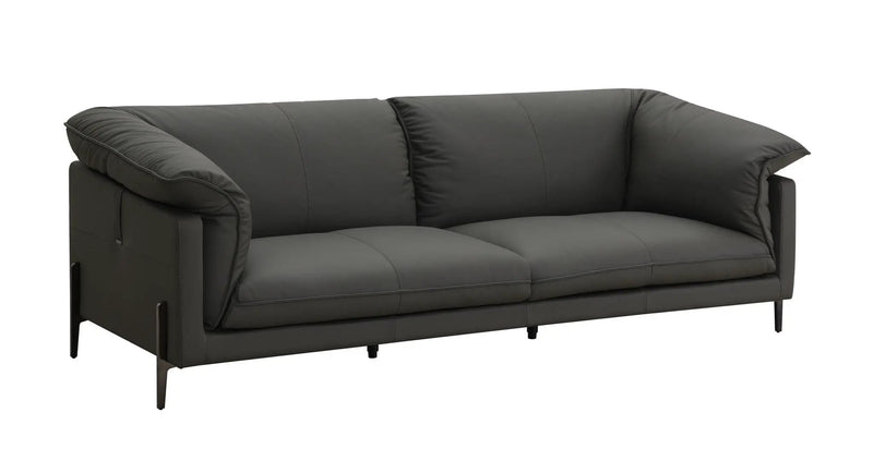 Tadi - Top Grain Leather Sofa - Black by Unique Piece Furniture