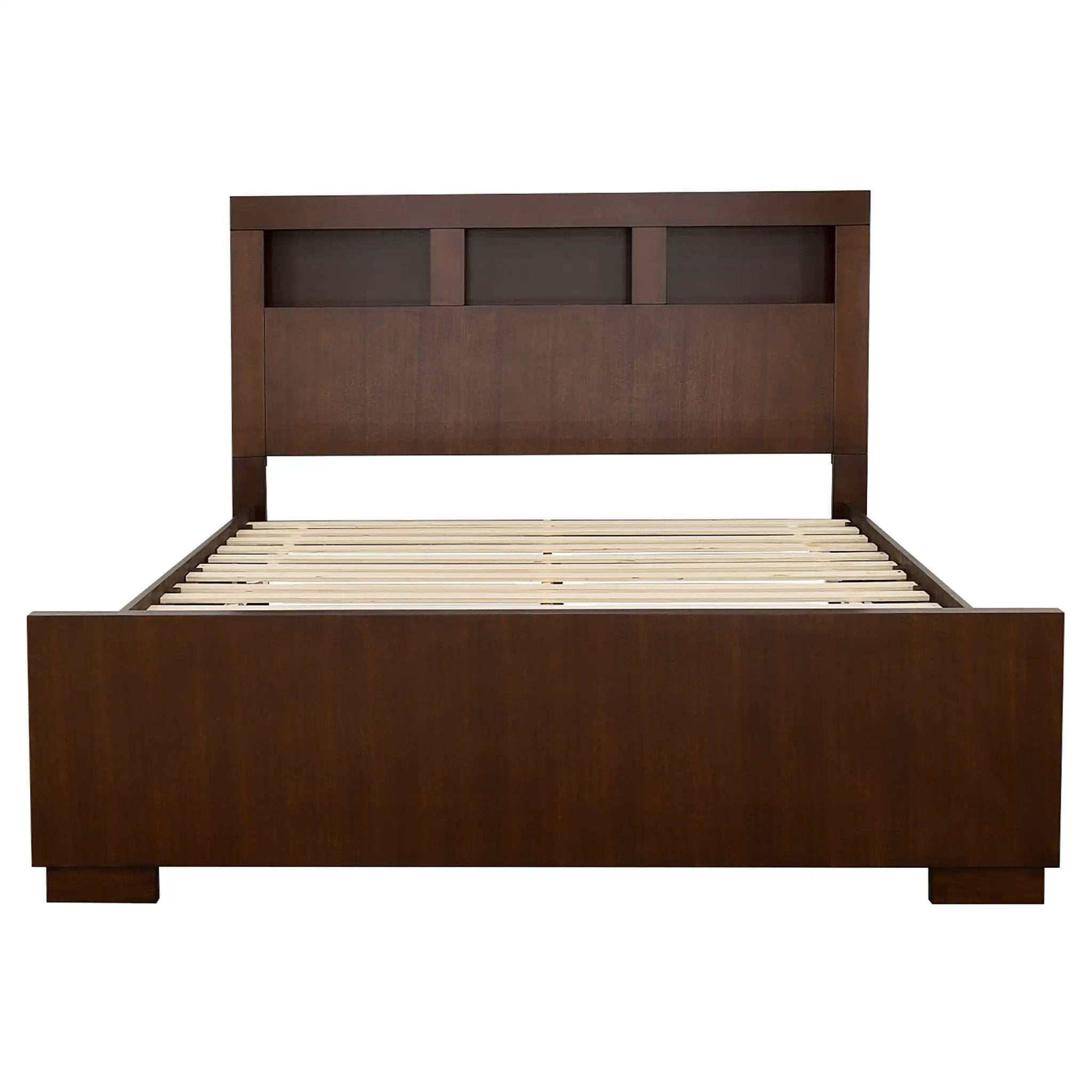 Jessica 4-piece Eastern King Bedroom Set Cappuccino by Unique Piece Furniture