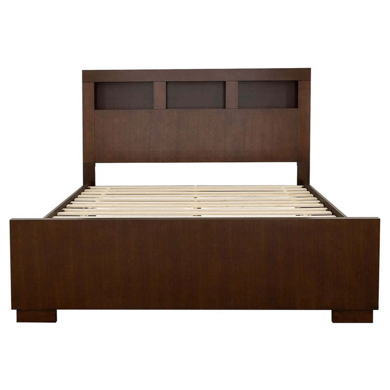 Jessica 4-piece Eastern King Bedroom Set Cappuccino by Unique Piece Furniture