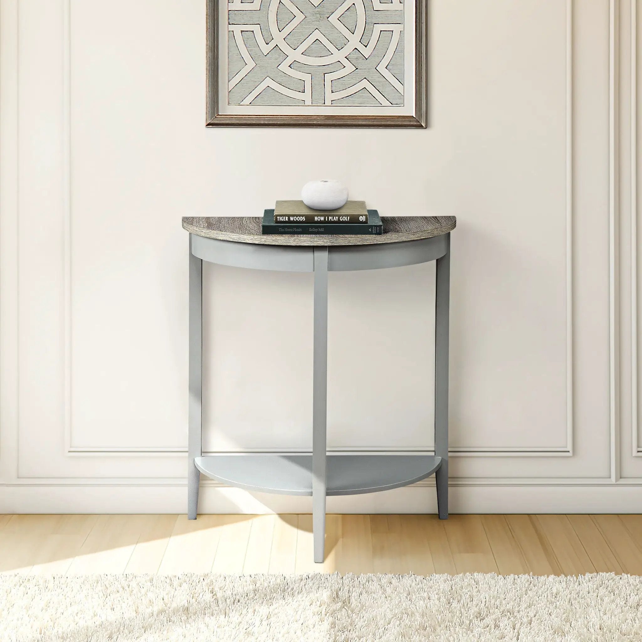 Justino - Console Table - Gray / Oak by Unique Piece Furniture