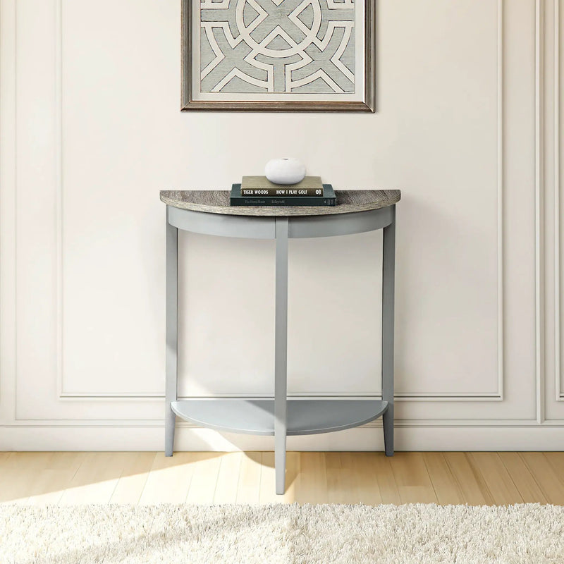 Justino - Console Table - Gray / Oak by Unique Piece Furniture