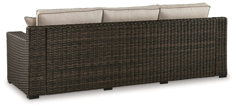 Coastline Bay - Sofa With Cushion - Brown by Unique Piece Furniture