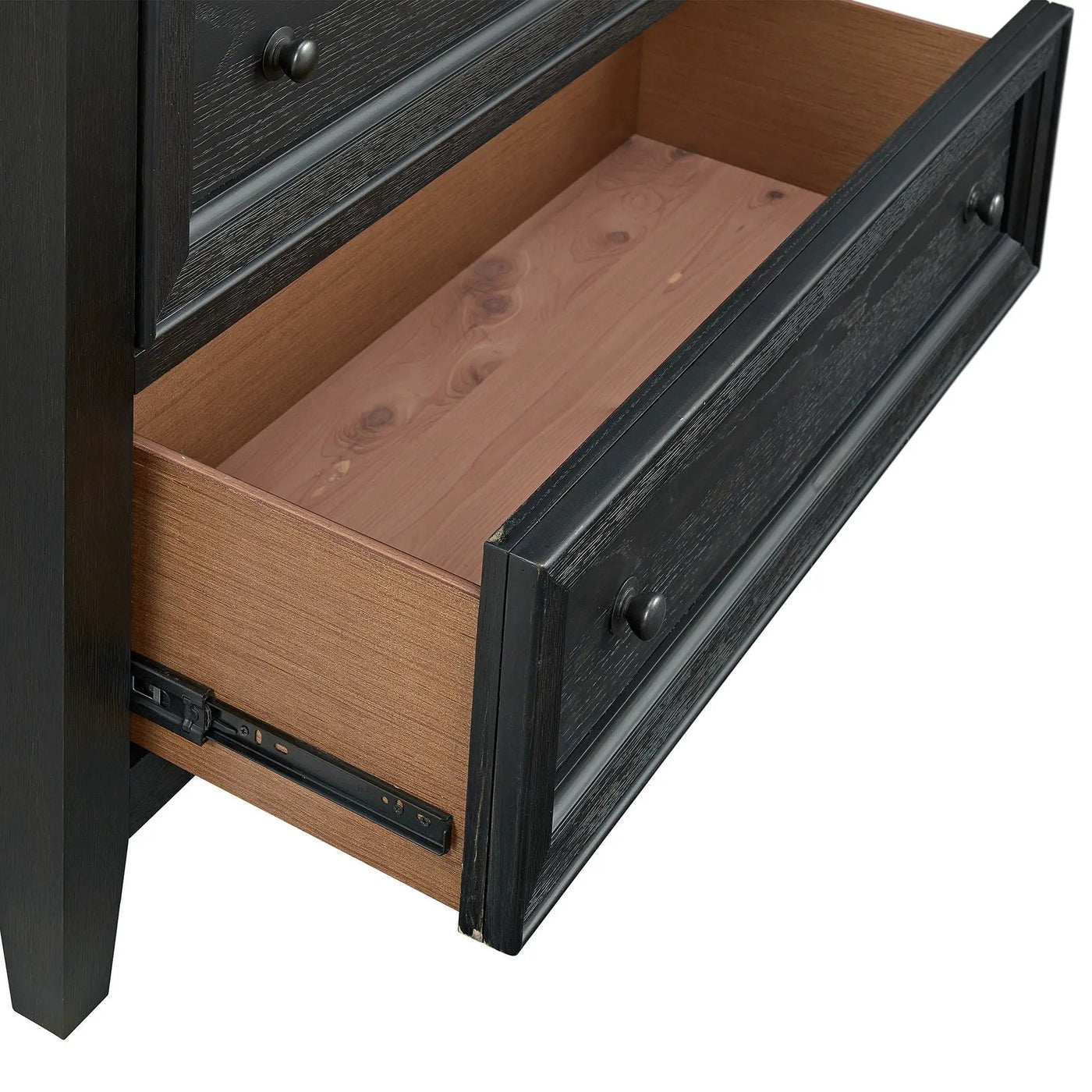 6 Drawer Chest With Knobs And Smooth Slides by HouseOfZazla