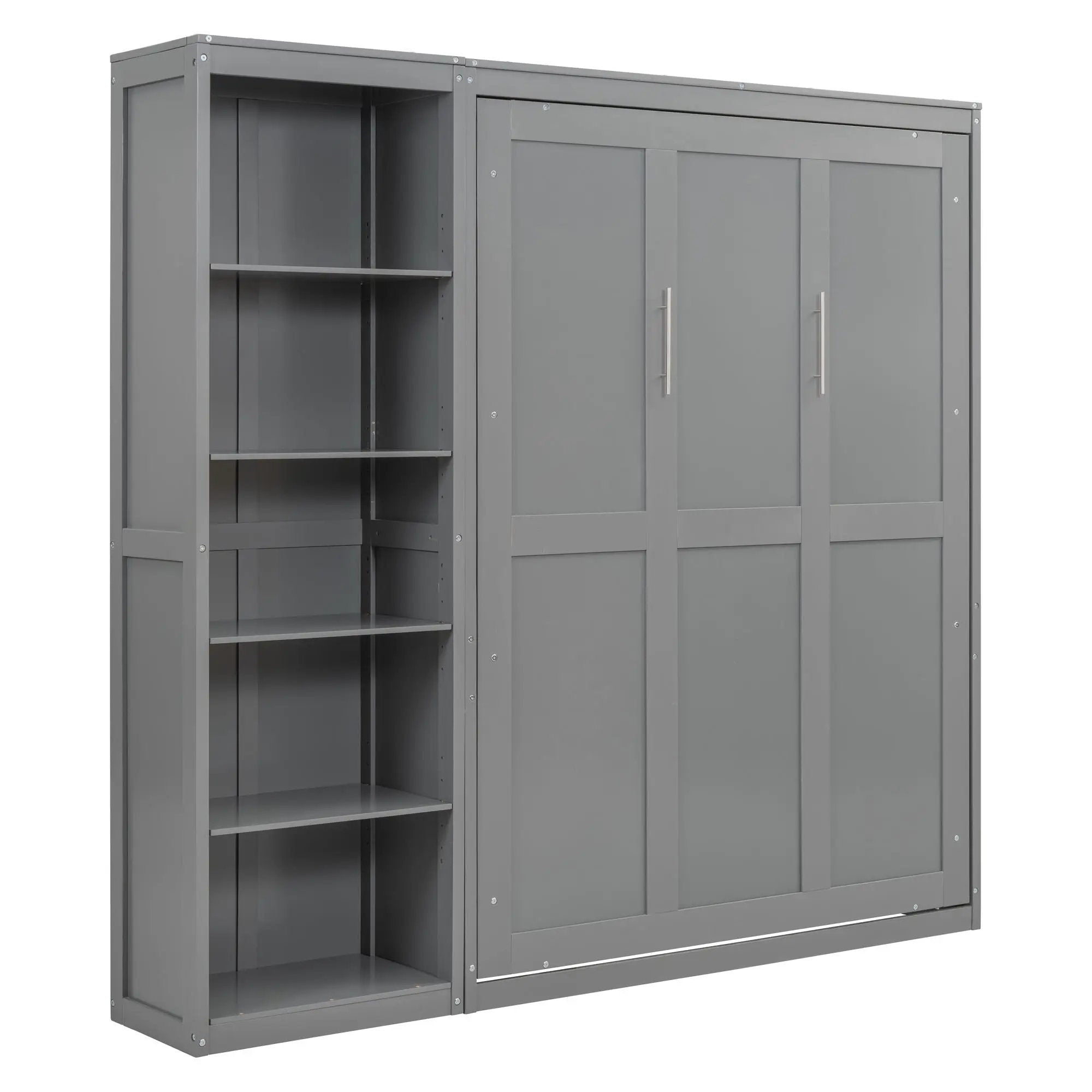 Murphy Wall Bed With Shelves by HouseOfZazla